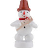 Schneemann Musikant mit Kamm - 8 cm