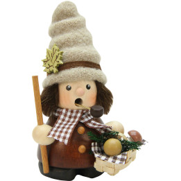 Smoker - Mushroom Collector Natural - 12 cm / 4.7 inch