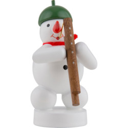 Schneemann Musikant mit Fagott - 8 cm