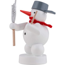 Schneemann Musikant mit Lyra - 8 cm