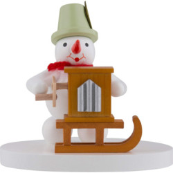 Snowman Organ Grinder - 8 cm / 3 inch