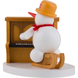 Snowman Piano Player - 8 cm / 3 inch