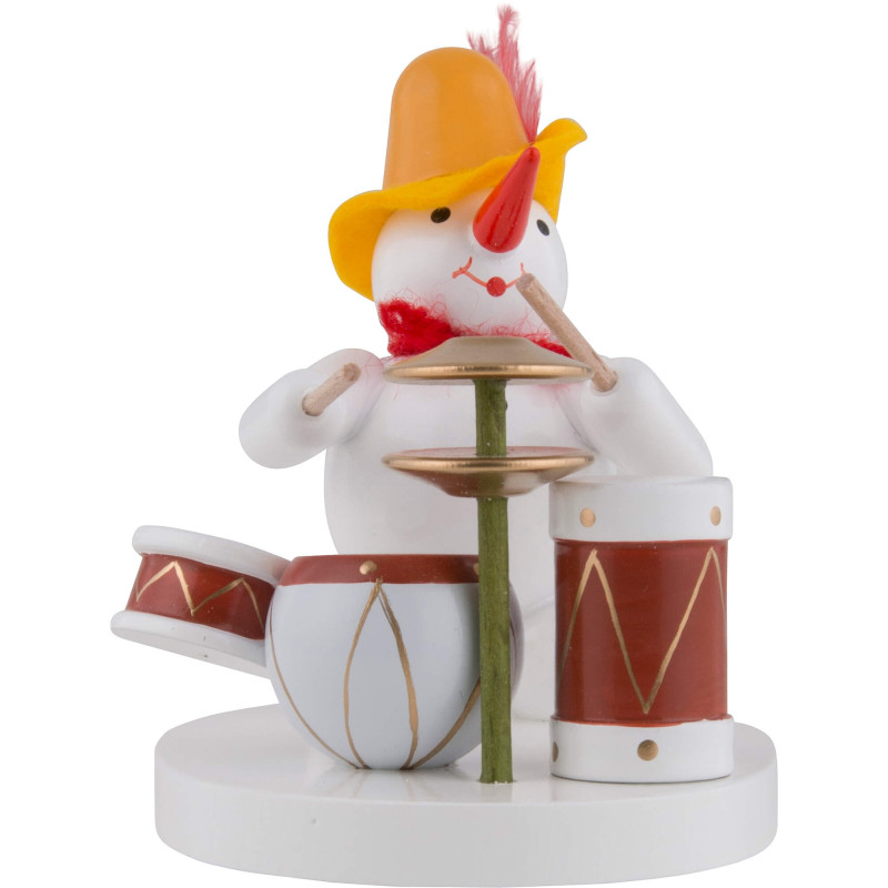 Snowman Drummer - 8 cm / 3 inch