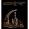 1-stöckige Pyramide Schneemann-Weihnachtsbäckerei mit Räucher-Backofen - 27 cm