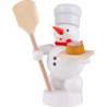 Snowman Baker with Bread Peel and Cake - 8 cm / 3.1 inch