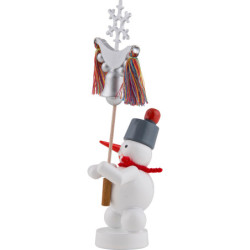 Snowman with Bell Tree - 13 cm / 5 inch