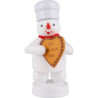 Snowman Baker with Gingerbread Heart - 8 cm / 3.1 inch