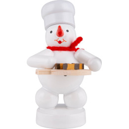 Schneemann Bäcker mit Nußecken - 8 cm