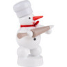 Schneemann Bäcker mit Sahnespritze - 8 cm