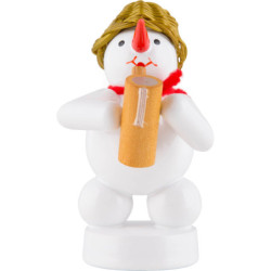 Snowman - Musician with Watering Can - 8 cm / 3.1 inch