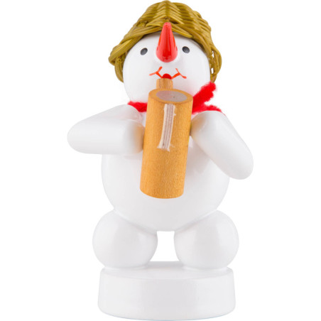 Snowman - Musician with Watering Can - 8 cm / 3.1 inch