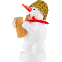 Schneemann Musikant mit Gießkanne - 8 cm