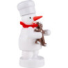 Schneemann Bäcker mit Pfefferkuchen-Mann - 8 cm