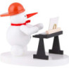 Snowman Musician with Keyboard - 8 cm / 3.1 inch