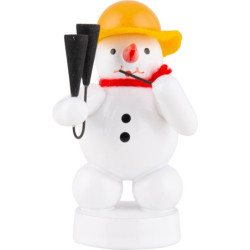 Snowman Musician with Agogo - 8 cm / 3.1 inch
