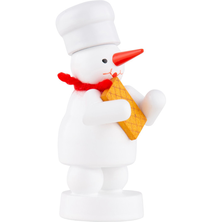 Snowman Baker with Waffle - 8 cm / 3.1 inch