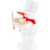 Schneemann Bäcker mit Butter - 8 cm