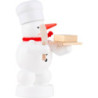 Schneemann Bäcker mit Butter - 8 cm