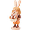 Smoker - Gnome Hare with Babies - 34,5 cm / 13.6 inch