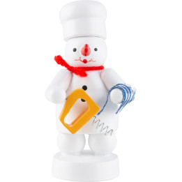 Schneemann Bäcker mit Rührgerät - 8 cm