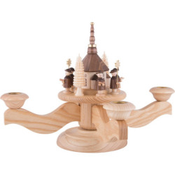 Adventsleuchter Seiffener Kirche - 23 cm