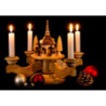 Advent Candle Holder - Seiffen Church - 23 cm / 9.1 inch