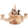 Advent Candle Holder - Forest People - 23 cm / 9.1 inch