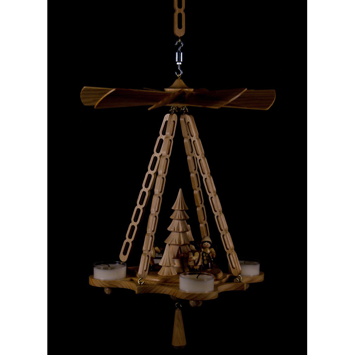 1-Tier Ceiling Pyramid Forest People - 30 cm / 11.8 inch