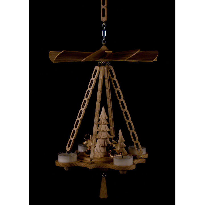 1-Tier Ceiling Pyramid Forest Scene - 30 cm / 11.8 inch