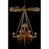 2-Tier Ceiling Pyramid Christmas Market - 55x85 cm / 21.7x33.5 inch