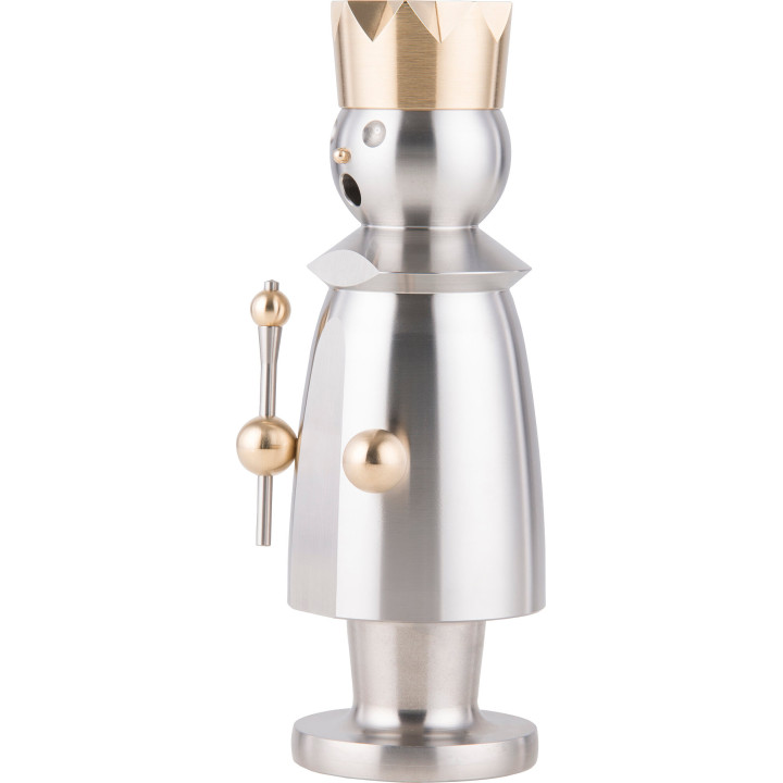 Räuchermännchen König - Edelstahl - 15 cm