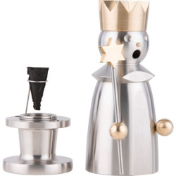Räuchermännchen Caspar - Edelstahl - 15 cm