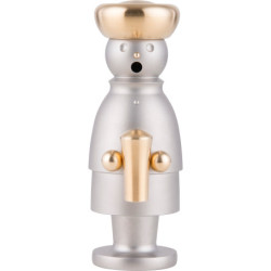 Smoker - Balthasar - Stainless Steel, Glass Bead blasted - 15 cm / 5.9 inch