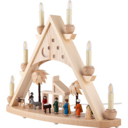 Light Triangle - Nativity Colored - 42x37 cm / 16.5x14.6 inch