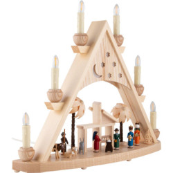 Light Triangle - Nativity Colored - 42x37 cm / 16.5x14.6 inch