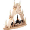 Light Triangle - Carolers of Seiffen Natural - 42x37 cm / 16.5x14.6 inch