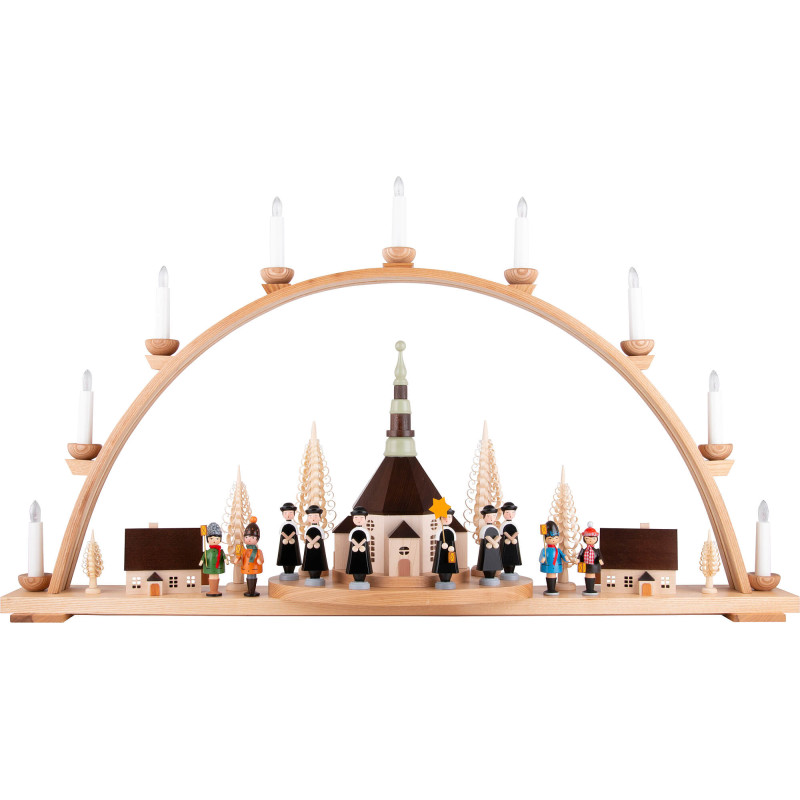 Candle Arch - Seiffen Church  - 98x57 cm / 38.6x22.4 inch