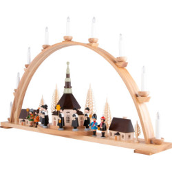 Candle Arch - Seiffen Church  - 98x57 cm / 38.6x22.4 inch