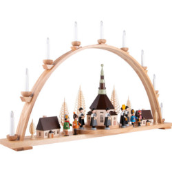 Candle Arch - Seiffen Church  - 98x57 cm / 38.6x22.4 inch