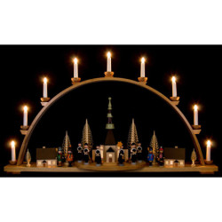 Candle Arch - Seiffen Church  - 98x57 cm / 38.6x22.4 inch