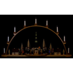 Candle Arch - Seiffen Church  - 98x57 cm / 38.6x22.4 inch