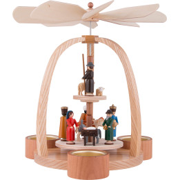 2-Tier Pyramid - Nativity Scene - 24 cm / 9.4 inch