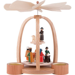 2-Tier Pyramid - Nativity Scene - 24 cm / 9.4 inch