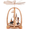 1-Tier Pyramid - Stairs - Natural - 41 cm / 16.1 inch