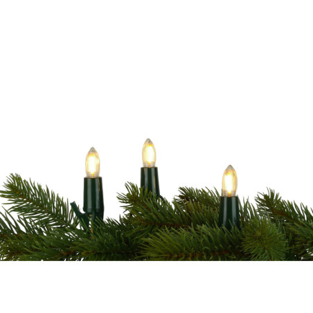NARVA Schwibbogenkette mit 10 Riffelkerzen - LED