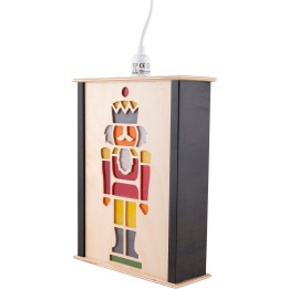 Fensterlaterne Nussknacker - 27 cm