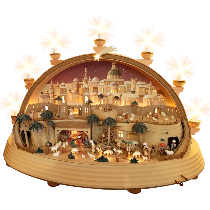 Schwibbogen Christi Geburt (limitierte Ausgabe) - 74x28x58 cm
