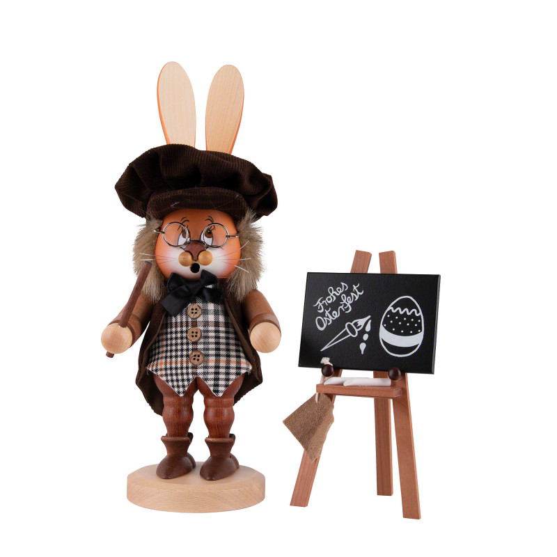 Smoker - Gnome Bunny School Teacher - 36 cm / 14.2 inch