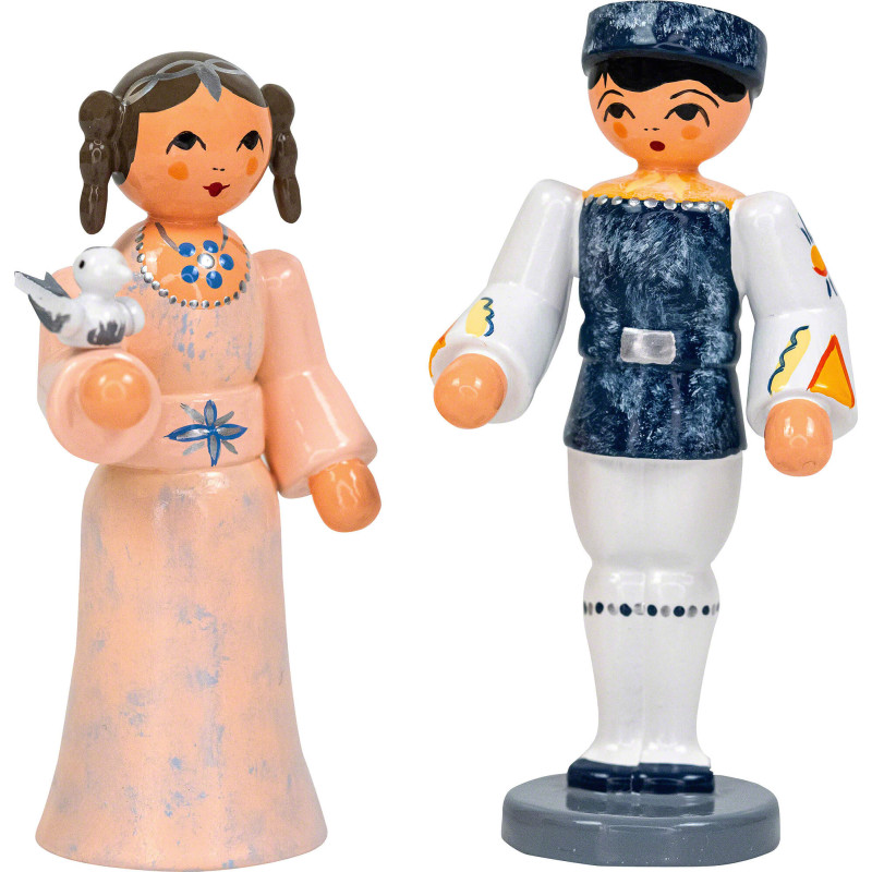 Aschenbrödel Prinzessin mit Taube - 7 cm
