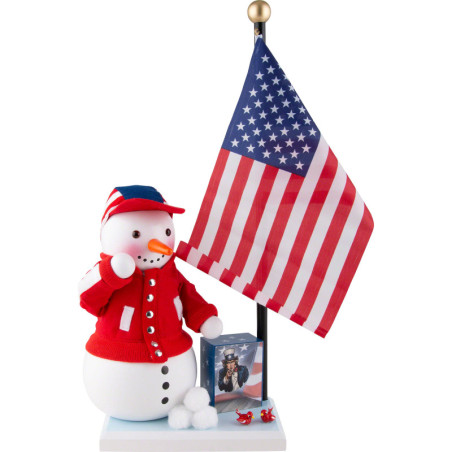 Nussknacker - Patriot Schneemann - 46 cm